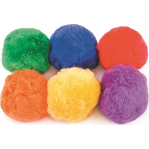 Set of 6 fleece balls Spordas