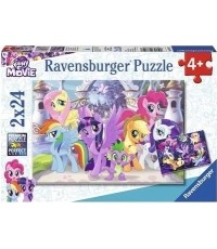 RAVENSBURGER puzzle Ponys, 2x24 elem., 7812