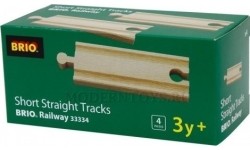 BRIO mažų tiesių kelio detalių rinkinys, 33334