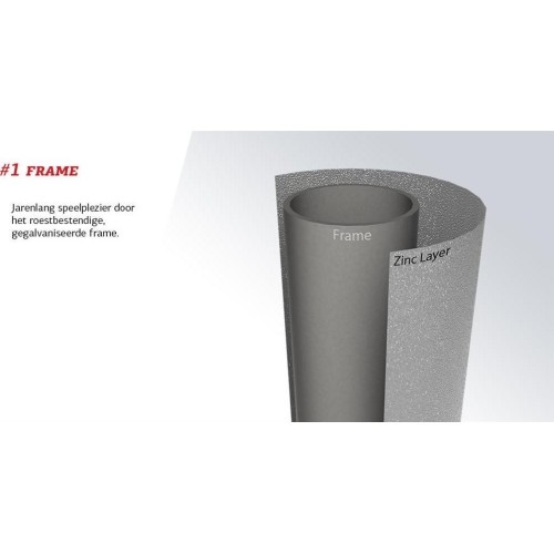 Trampolina BERG Favorit InGround - 330 cm, zielona, z siatką zabezpieczającą Comfort