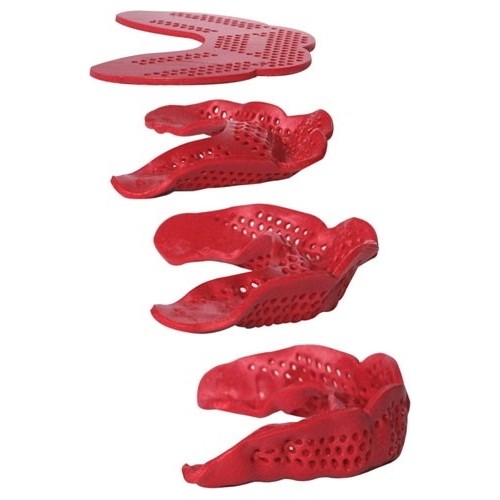 Ochraniacz na zęby dla dorosłych SISU 1.6 Aero Medium - Hot Pink