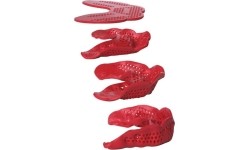 Ochraniacz na zęby dla dorosłych SISU 1.6 Aero Medium - Intense Red