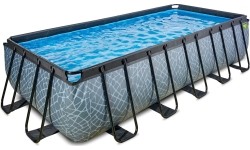 Basen EXIT Kamienny 540 x 250 x 122 cm z drabinką i pompą z filtrem