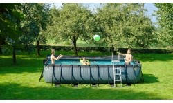 Basen EXIT Kamienny 540 x 250 x 122 cm z drabinką i pompą z filtrem