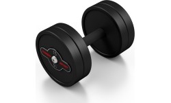 Hantel gumowany Marbo - 15 kg, czarny