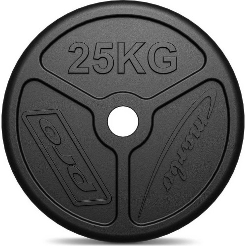 Olimpijski żeliwny talerz obciążeniowy Marbo 25 kg
