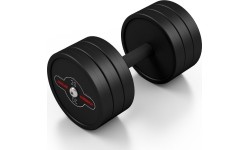 Hantel gumowany Marbo - 20 kg, czarny