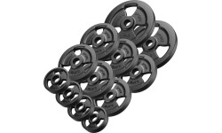 Zestaw talerzy żeliwnych Marbo 29 kg (2x5 kg + 6x2,5 kg + 4x1 kg)