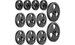 Zestaw ciężarków żeliwnych 29 kg (2x5kg + 6x2,5kg + 4x1kg) Marbo