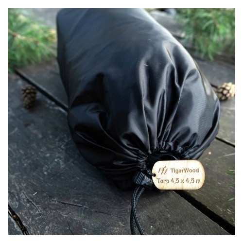 Tarp termo TigerWood 4,5m x 4,5m czarny