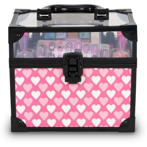 Zestaw kuferek kosmetyków do makijażu i paznokci dla dzieci