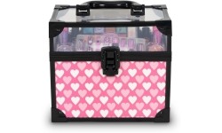 Zestaw kuferek kosmetyków do makijażu i paznokci dla dzieci