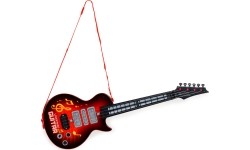Gitara dla dzieci elektryczna z nauką gry na gitarze podczerwień melodie Czerwona