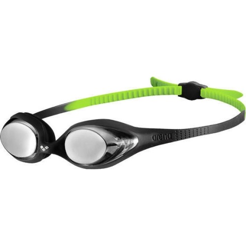 Okulary pływackie Arena Spider JR, lustrzane, czarne