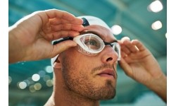 Okulary pływackie Arena Air Bold Swipe - Clear-white-black