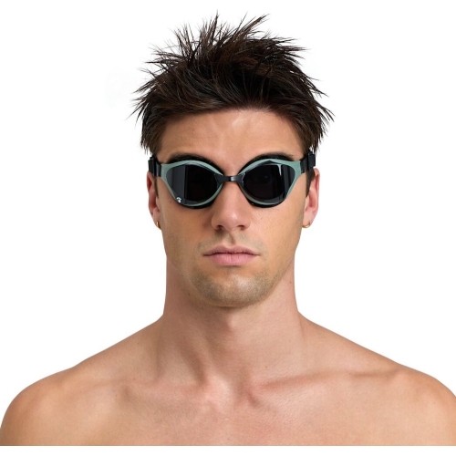 Gogle do pływania Arena Air Bold Swipe - Smoke-dark-olive-black