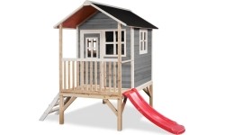 EXIT Loft 300 drewniany domek do zabawy - szary