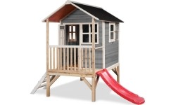 EXIT Loft 300 drewniany domek do zabawy - szary