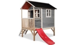 EXIT Loft 300 drewniany domek do zabawy - szary