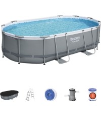 16 x 10 FT 488 x 305 x 107 cm Power Steel BESTWAY