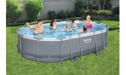 16 x 10 FT 488 x 305 x 107 cm Power Steel BESTWAY