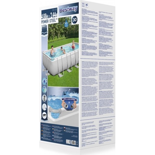 Basen 16 x 8 FT Power Steel BESTWAY