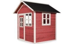 Drewniany domek do zabawy EXIT Loft 100 - czerwony