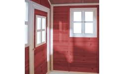 Drewniany domek do zabawy EXIT Loft 100 - czerwony