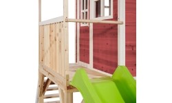 Drewniany domek do zabawy EXIT Loft 700 - czerwony