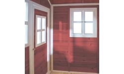 Drewniany domek do zabawy EXIT Loft 700 - czerwony