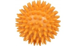 Piłka do masażu z kolcami YATE, 7,8 cm, żółta