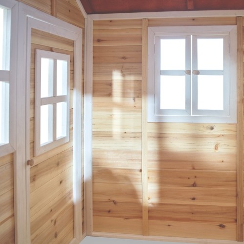 Drewniany domek do zabawy EXIT Loft 100 - naturalny