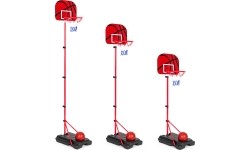 Kosz do koszykówki dla dzieci regulowana wysokość piłka pompka