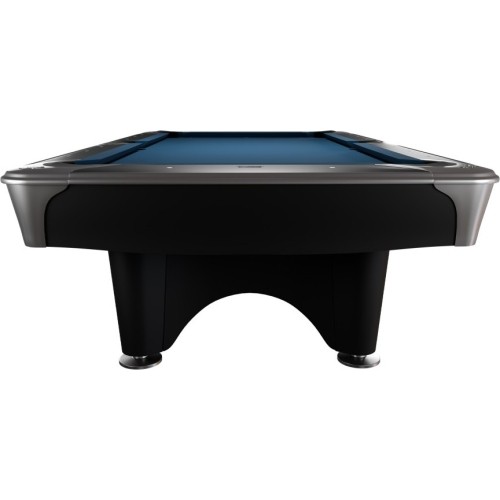 Stół bilardowy Dynamic IV Pool, 9 ft, czarny matowy, Simonis 760 niebiesko-zielony