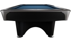 Stół bilardowy, Pool, Dynamic IV, 9 stóp, czarny matowy, Simonis 760 niebieskozielony