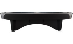 Stół bilardowy, Pool, Dynamic IV, 9 stóp, czarny matowy, Simonis 760 niebieskozielony