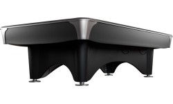 Stół bilardowy, Pool, Dynamic IV, 9 stóp, czarny matowy, Simonis 760 niebieskozielony