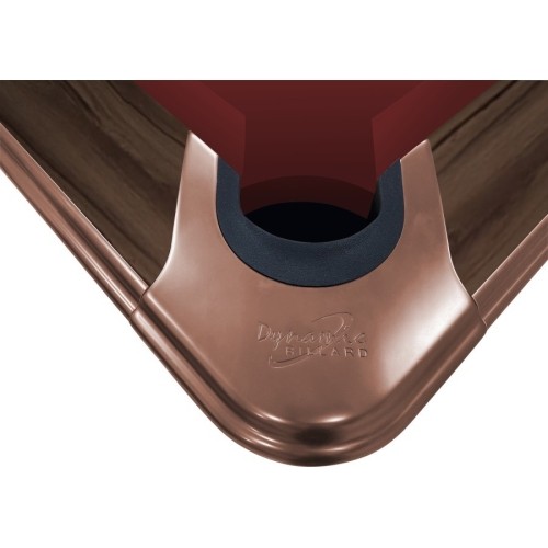 Stół bilardowy, Pool, Dynamic IV, Modern Brown, 8 stóp, Simonis 760 niebieskozielony