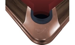 Stół bilardowy, Pool, Dynamic IV, Modern Brown, 9 stóp, Simonis 760 niebieskozielony