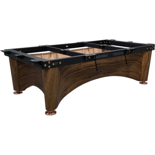 Stół bilardowy Pool Dynamic IV, Modern Brown, 9 ft, Simonis 760 niebiesko-zielony