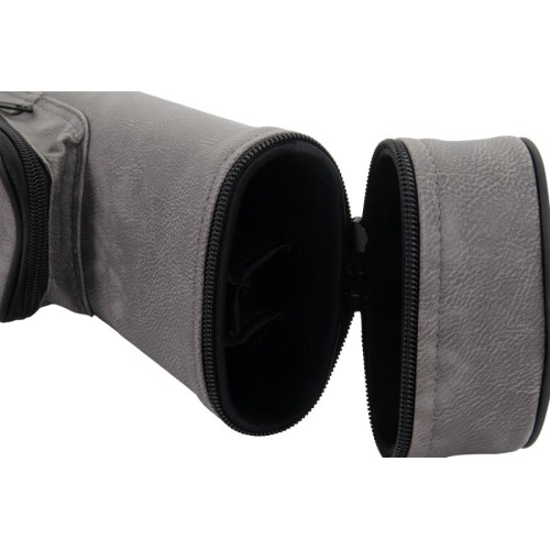 Twardy futerał na kije bilardowe, Royal 2, szary, 2/2, 85 cm