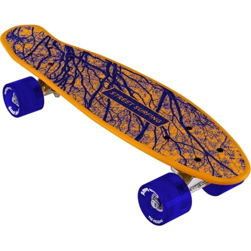 Świecąca w ciemności deskorolka Mini Skateboard Street Surfing Beach Board Glow Mystic Forest 22.5"