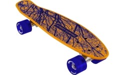Świecąca w ciemności deskorolka Mini Skateboard Street Surfing Beach Board Glow Mystic Forest 22.5"