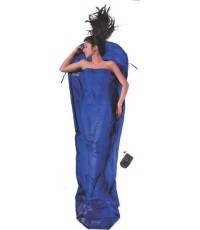 Wkładka do śpiwora Cocoon, jedwab, niebieska