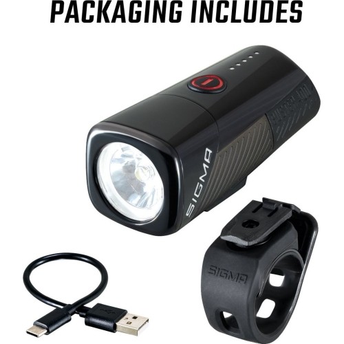 Lampka przednia Sigma Buster 400 USB