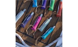 Nóż Opinel Colorama 06 inox grab szary z rzemieniem