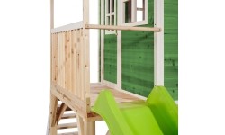 Drewniany domek do zabawy EXIT Loft 700 - zielony