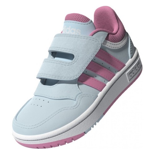 Buty dziecięce Adidas Hoops 3.0 CF I Blue Pink GZ1942
