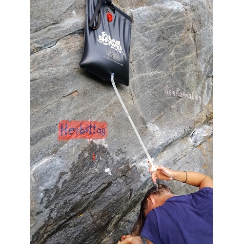 Origin Outdoors zwijany prysznic solarny, 10 l