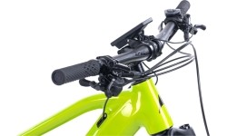 Górski rower elektryczny z pełnym zawieszeniem Levit Svarog BF Overstep 630 29"/27,5" - 2024 - Lime black pearl